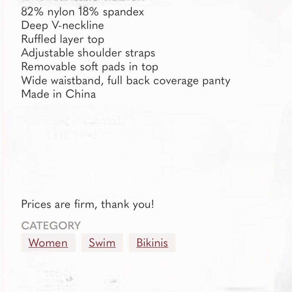 (REDUCED) NEW!!! MATERNITY TANKINI - Picture 8 of 8
